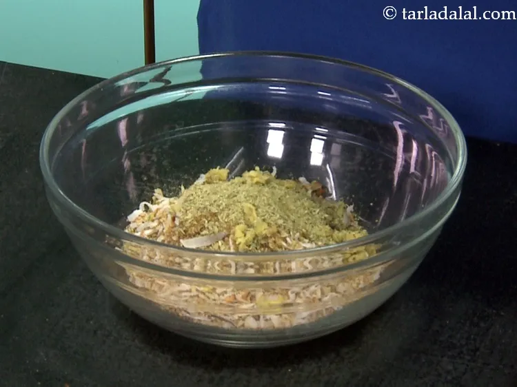 Step 26 – Add 1 tsp&nbsp;<a href="https://www.tarladalal.com/glossary-grated-ginger-943i">grated ginger (adrak)</a>.