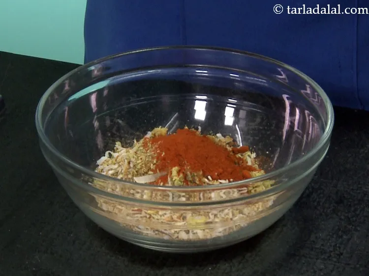 Step 27 – Add 2 tbsp&nbsp;<a href="https://www.tarladalal.com/glossary-chilli-powder-red-chilli-powder-339i">chilli powder</a>.