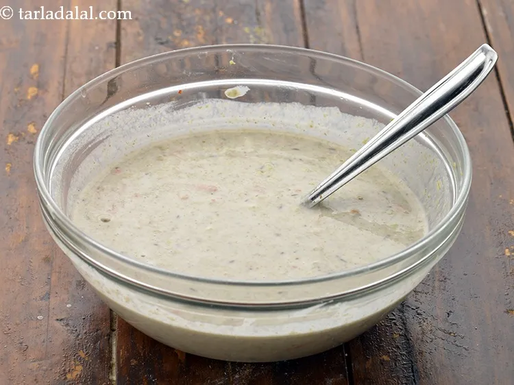 Step 30 – Mix well. Ensure there are no lumps in the batter. The batter is ready.&nbsp;