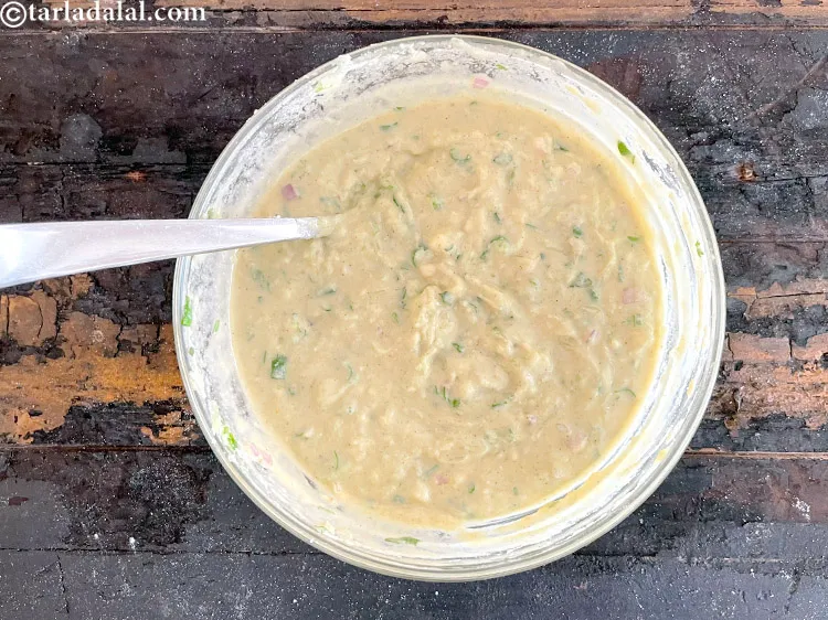 Step 22 – Mix well to make a batter of pouring consistency.<br /> &nbsp;