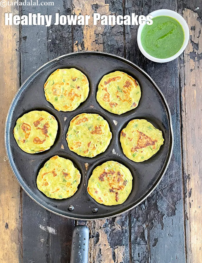 Step 29 – Serve <strong>hot <meta charset="UTF-8" />mini jowar pancakes |&nbsp;healthy jowar pancake&nbsp;|&nbsp;&nbsp;sorghum flour pancake&nbsp;|&nbsp;jowar flour snack recipe&nbsp;|</strong>&nbsp;with …