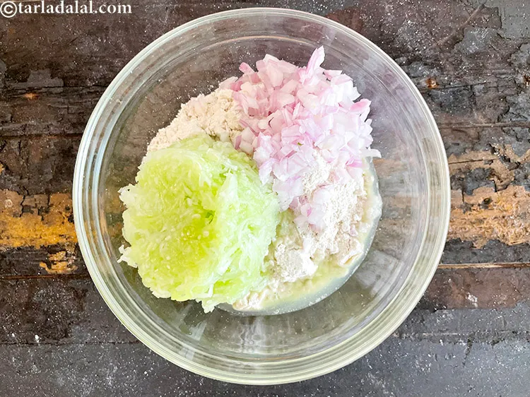 Step 15 – Add 4&nbsp;tbsp&nbsp;finely&nbsp;<a href="glossary-chopped-onions-722i">chopped onions</a>.&nbsp;Raw <a href="https://www.tarladalal.com/recipes-using-onions-548">onions</a> are a very valuable source of&nbsp;<a href="https://www.tarladalal.com/recipes-for-Vitamin-C-Rich-Indian-Recipes-804" target="_blank">vitamin C</a>&nbsp;&ndash; …