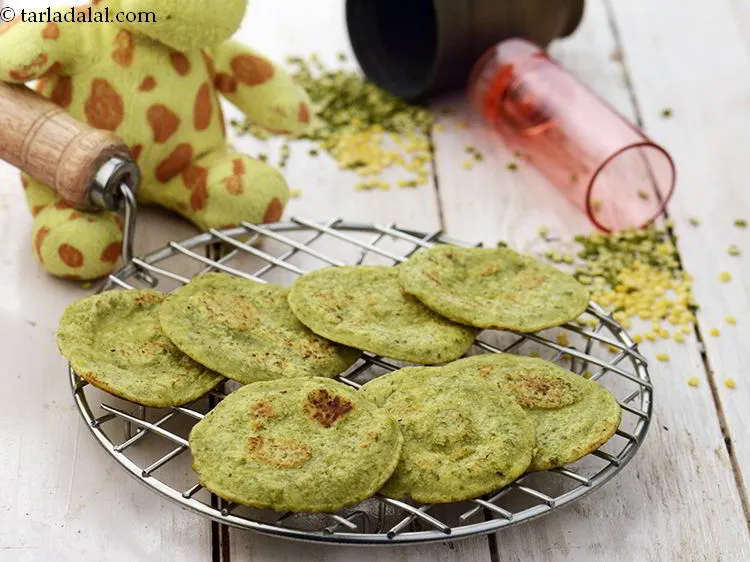 Step 23 – Serve <strong>mini mixed moong dal chila</strong> recipe immediately.