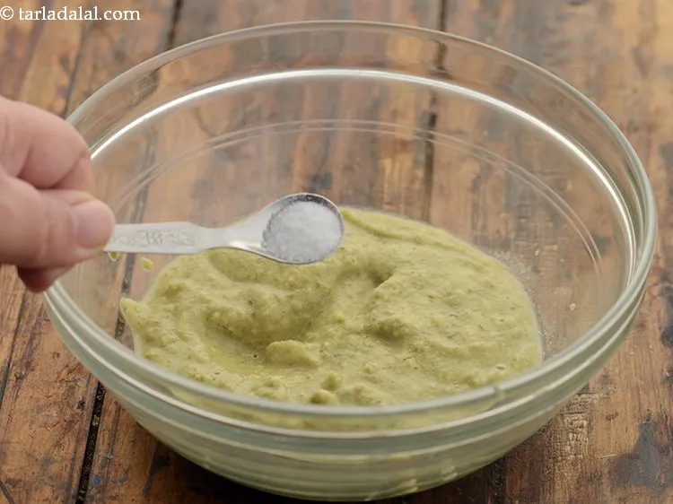 Step 16 – Add salt as per taste to it.