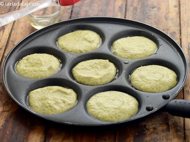 Step 21 – Cook all the chilas, using 1 tsp of oil, till they turn golden brown in …