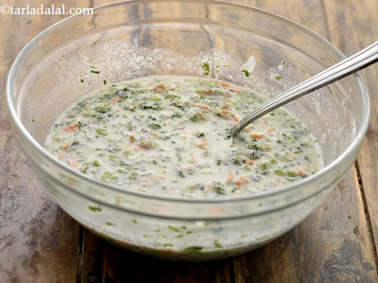 Step 12 – Combine all the ingredients in a deep bowl along and mix well to form a …