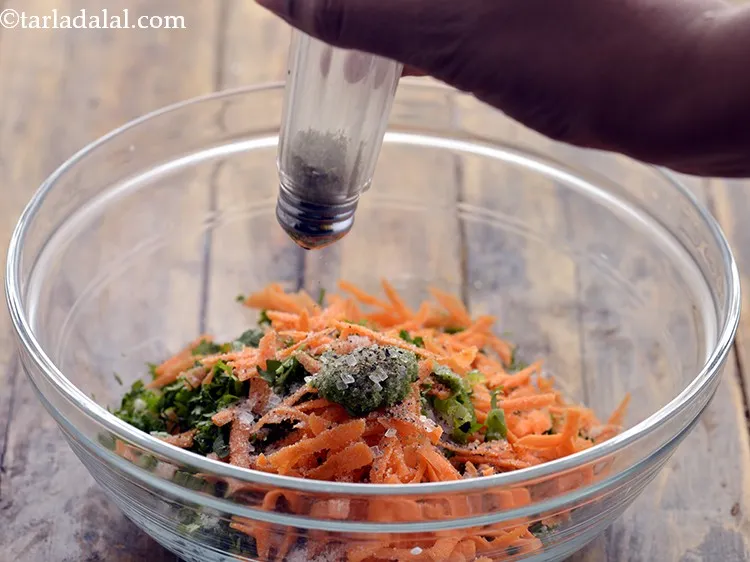 Step 10 – Add salt and freshly ground black pepper.