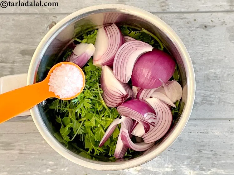 Step 19 – Add&nbsp;<meta charset="UTF-8" />1 tsp&nbsp; <a href="glossary-sugar-chini-shakkar-278i">sugar</a>. This is optional. If you want a healthier chutney …