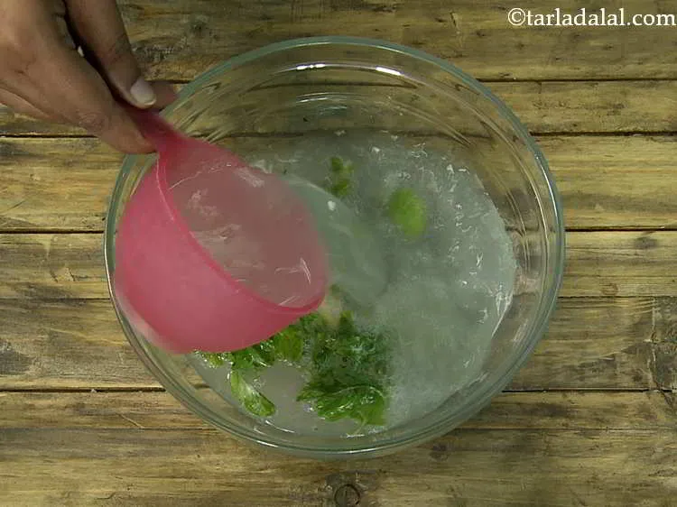 Step 13 – Add 2 cups of chilled Lemonde (lemon drink, Limca) to it. You can also add …