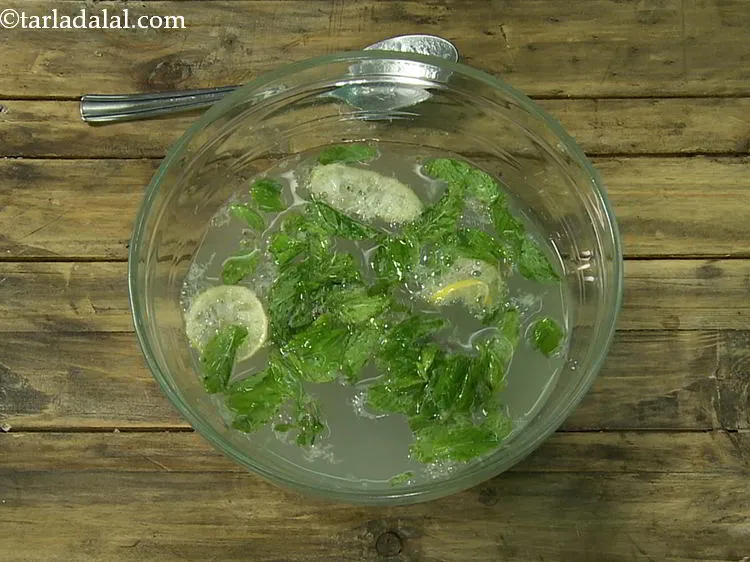 Step 14 – Mix&nbsp;<strong>mint and ginger lemon drink recipe | fresh mintand ginger lemonade | ginger mint lemon …