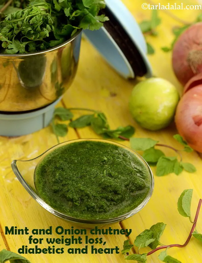 Step 16 – <strong>Mint and Onion chutney for weight loss, diabetics and healthy heart</strong>. Yes, this&nbsp;<strong>Mint and Onion …