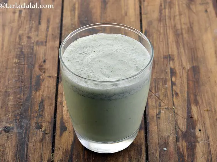 स्टेप 13 – <div> <strong>मिन्ट छास</strong> को | <strong>पंजाबी मिन्ट छास | मिंट …