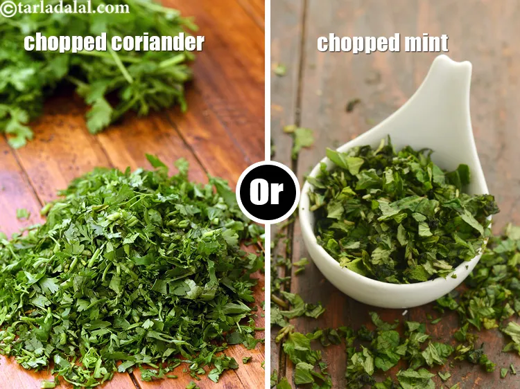 Step 24 – Parsley can be replaced with coriander or mint.<br /> &nbsp;