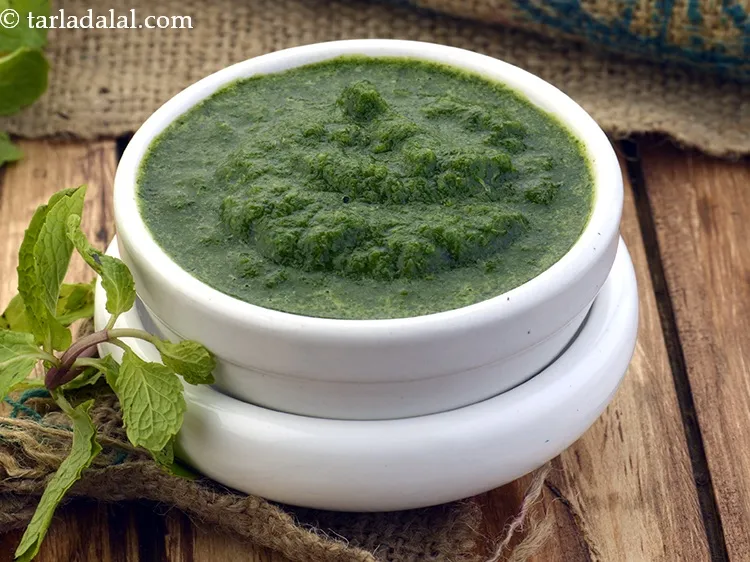 Step 59 – As a variation you can knead dough with mint paste instead of water.&nbsp;