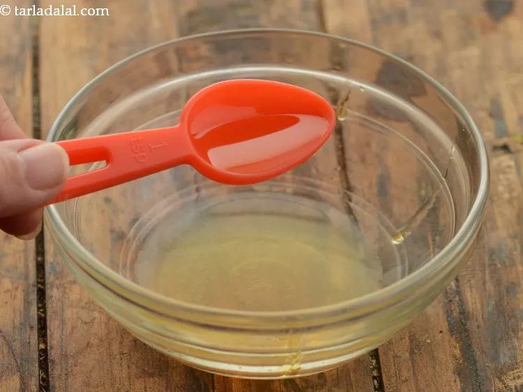 Step 10 – Add some olive oil.