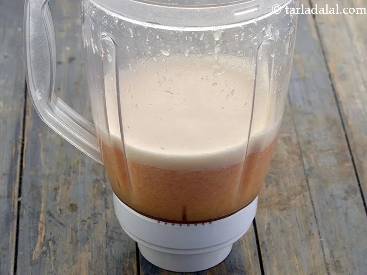 Step 5 – Blend till the mixture is smooth.