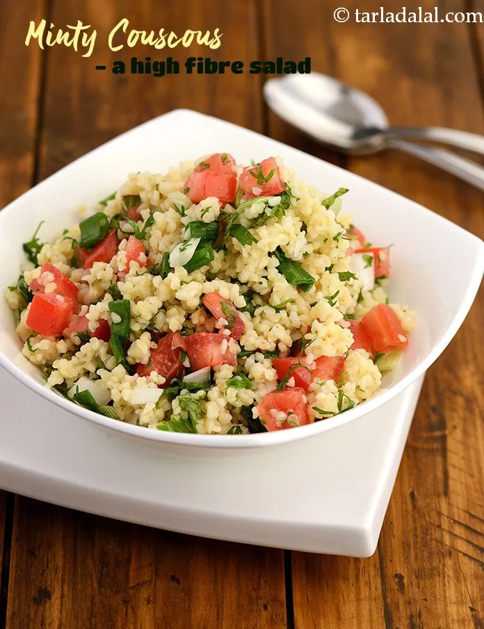 Step 22 – <strong>Minty Couscous - a high fibre salad.</strong>