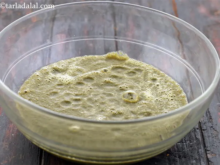 Step 14 – Transfer the mixture in a deep bowl.&nbsp;