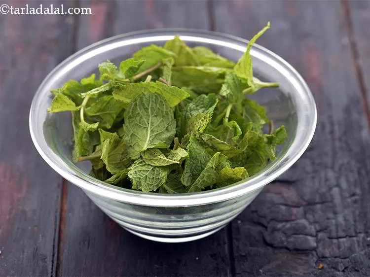 Step 6 – Wash the leaves and keep aside. Always wash the mint leaves before use as it …