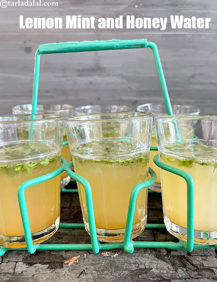 Step 17 – Serve <meta charset="UTF-8" /><strong>mint honey lemon drink |&nbsp;lemon mint and honey water | pudina nimbu …