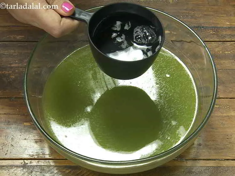 Step 16 – Add 3&frac34; cups of chilled water. To make jaljeera soda, replace the water with soda. …