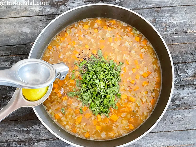 Step 11 – After adding lemon juice do not cook for more than 1 minute as it might …