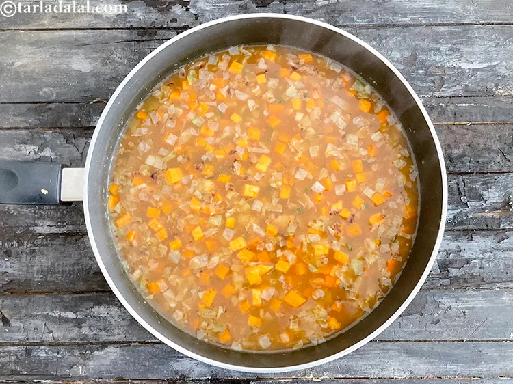 Step 26 – Bring to a boil.