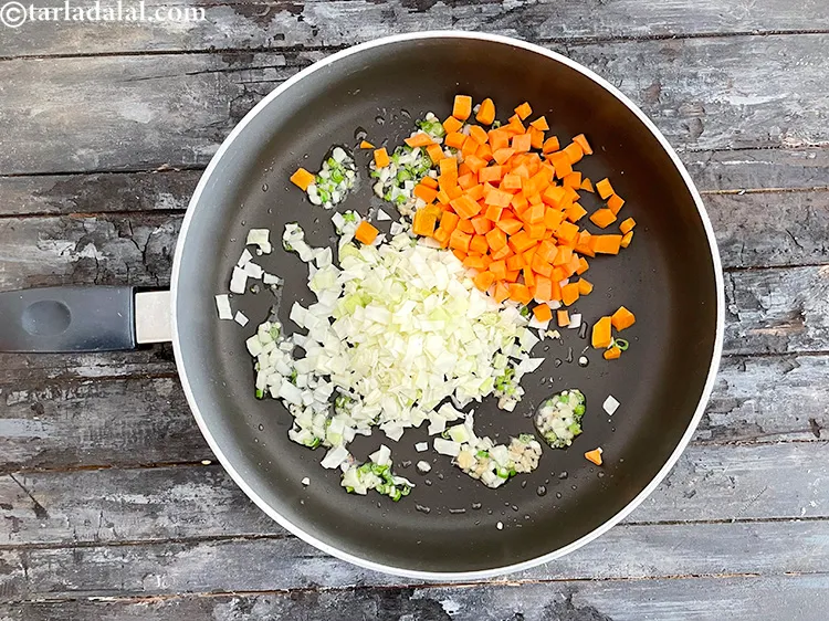 Step 19 – Add&nbsp;<meta charset="UTF-8" />1/2 cup&nbsp;finely&nbsp;<a href="glossary-chopped-carrot-798i">chopped carrot</a>.