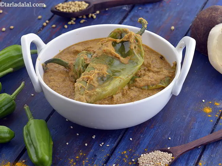 Step 33 – Serve&nbsp;<strong>mirchi ka salan | Hyderabadi mirchi ka salan | healthy mirchi ka salan |&nbsp;</strong>immediately.