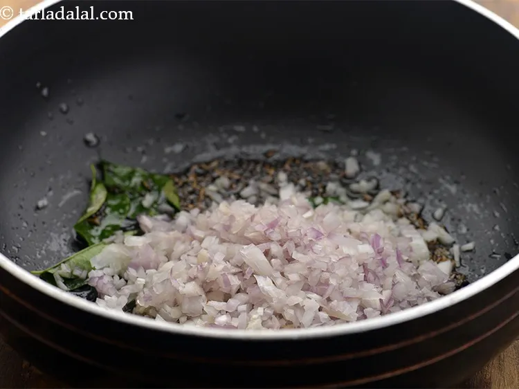 Step 17 – Add onions.