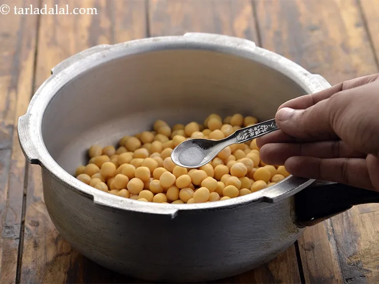 Step 6 – Add a little soda to give them a soft texture.