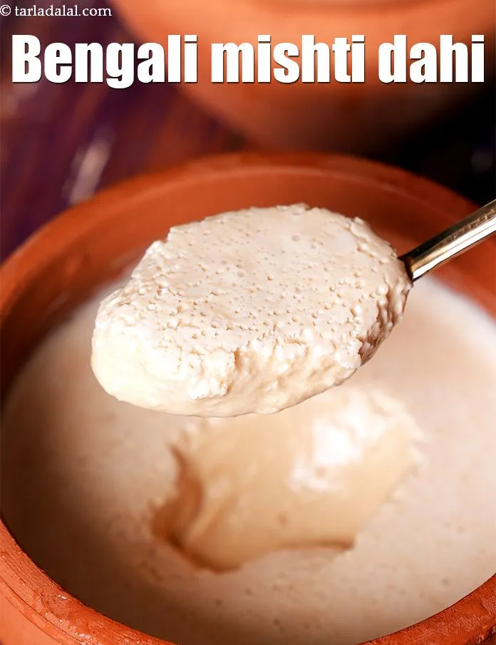 Step 21 – Serve the <strong>mishit doi</strong> chilled.