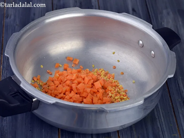 Step 20 – Add finely chopped carrot to it.&nbsp;&nbsp;