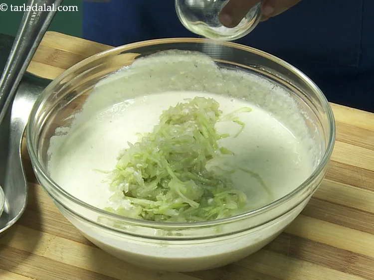 Step 16 – Add soda bi-carb. This helps in making the <strong>handvo</strong> fluffier. As an alternative, you can …