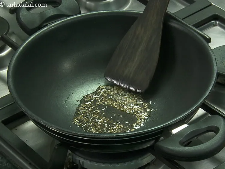 Step 27 – Add asafoetida and saut&eacute; on a medium flame for a few seconds. You can even …