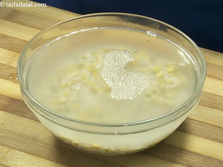 Step 6 – Add more water for soaking.