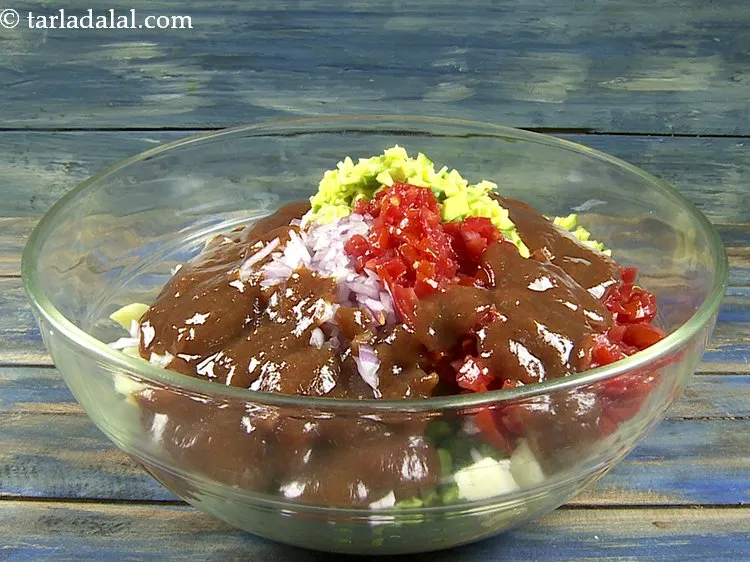 Step 34 – Add sweet chutney.