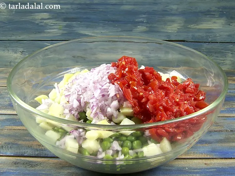 Step 32 – Add finely chopped tomatoes.