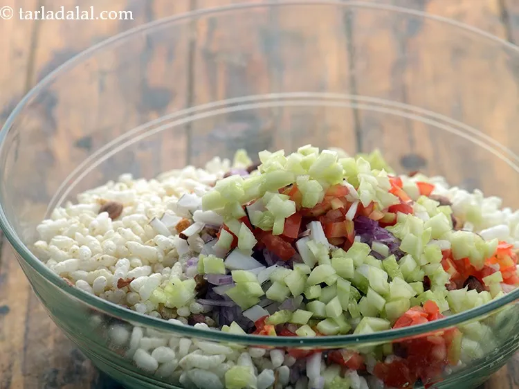 Step 14 – Add finely chopped cucumber.