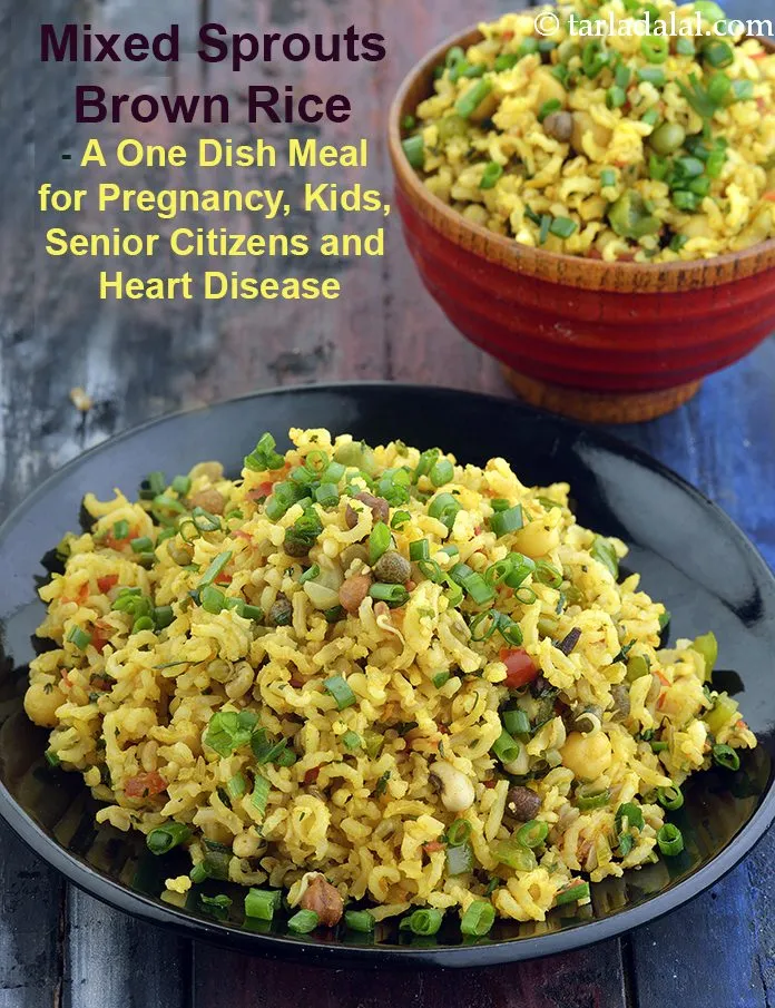 Step 28 – <strong>Mixed Sprouts Brown Rice - A One Dish Meal for Pregnancy, Kids, Senior Citizens and …