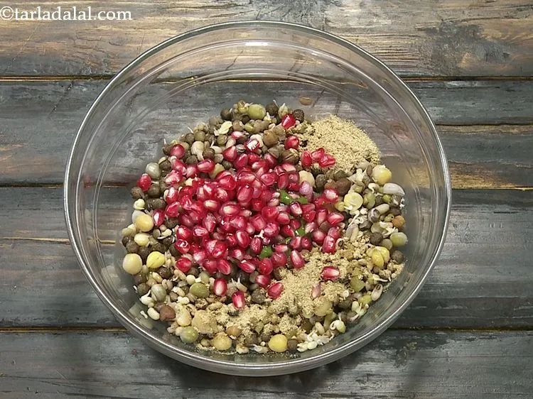 Step 10 – Add the lemon juice for a tangy flavour Add the pomegranate. They provide a pleasant …