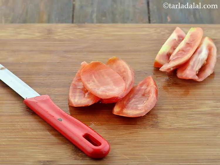 Step 7 – Remove the seeds using a sharp knife as shown in the picture. Later,<span style="white-space: pre;"> …