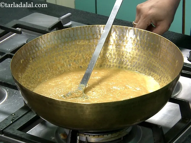 Step 15 – Mix well and cook on a medium flame for 5 minutes, or until the mixture …