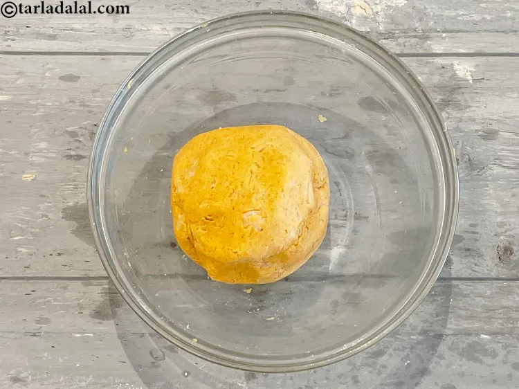 Step 10 – Knead into a soft dough.