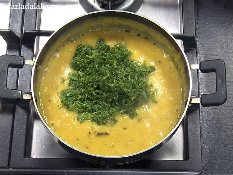 Step 40 – Add the coriander.&nbsp;Coriander is a fresh herb often used as a flavour enhancer in Indian …
