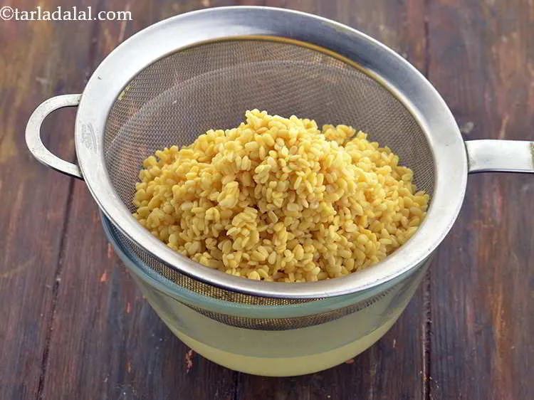 Step 20 – Drain well using a strainer. Discard the water.