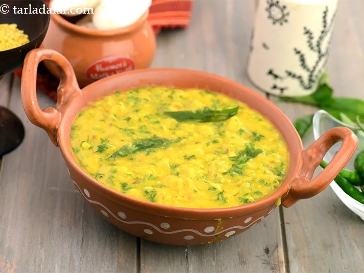 Step 42 – Serve <strong>mooli moong dal recipe | Rajasthani radish yellow moong dal | healthy moong dal …