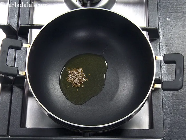 Step 29 – Add 1/2 tsp&nbsp;<a href="https://www.tarladalal.com/glossary-cumin-seeds-jeera-zeera-381i">cumin seeds (jeera)</a>.