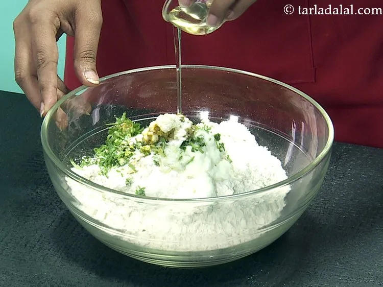 Step 14 – Add 2 tsp of oil in a deep bowl. Fruit salt and&nbsp;oil helps in making …