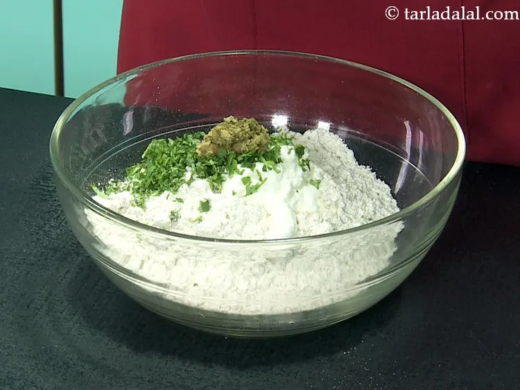 Step 10 – Add ginger-green chilli paste and garlic paste. We have used homemade&nbsp;<u><a href="https://www.tarladalal.com/Ginger-Green-Chilli-Paste-33529r">Ginger Green Chilli Paste</a>&nbsp;</u>which …